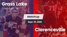Matchup: Grass Lake High vs. Clarenceville  2020