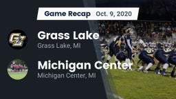 Recap: Grass Lake  vs. Michigan Center  2020