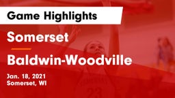 Somerset  vs Baldwin-Woodville  Game Highlights - Jan. 18, 2021