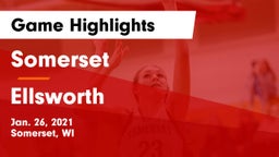 Somerset  vs Ellsworth  Game Highlights - Jan. 26, 2021