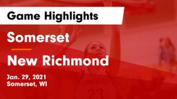 Somerset  vs New Richmond  Game Highlights - Jan. 29, 2021