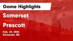 Somerset  vs Prescott  Game Highlights - Feb. 24, 2024