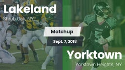 Matchup: Lakeland  vs. Yorktown  2018