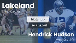 Matchup: Lakeland  vs. Hendrick Hudson  2018