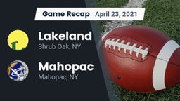 Recap: Lakeland  vs. Mahopac  2021