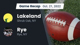 Recap: Lakeland  vs. Rye  2022