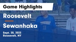 Roosevelt  vs Sewanhaka  Game Highlights - Sept. 20, 2023