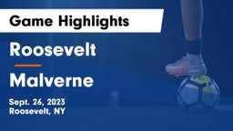 Roosevelt  vs Malverne  Game Highlights - Sept. 26, 2023