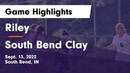 Riley  vs South Bend Clay  Game Highlights - Sept. 13, 2022