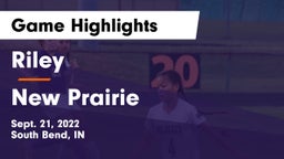 Riley  vs New Prairie  Game Highlights - Sept. 21, 2022