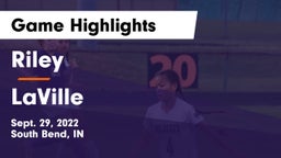 Riley  vs LaVille  Game Highlights - Sept. 29, 2022
