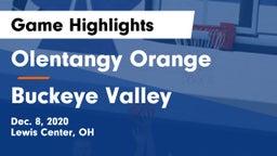 Olentangy Orange  vs Buckeye Valley  Game Highlights - Dec. 8, 2020