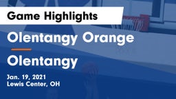 Olentangy Orange  vs Olentangy  Game Highlights - Jan. 19, 2021