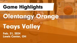 Olentangy Orange  vs Teays Valley  Game Highlights - Feb. 21, 2024