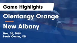 Olentangy Orange  vs New Albany  Game Highlights - Nov. 30, 2018