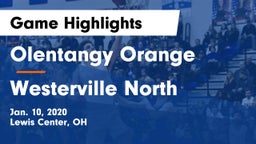 Olentangy Orange  vs Westerville North  Game Highlights - Jan. 10, 2020