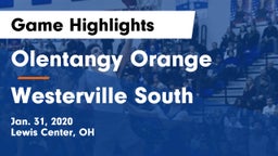 Olentangy Orange  vs Westerville South Game Highlights - Jan. 31, 2020