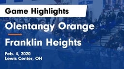 Olentangy Orange  vs Franklin Heights  Game Highlights - Feb. 4, 2020