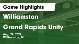 Williamston  vs Grand Rapids Unity Game Highlights - Aug. 27, 2022
