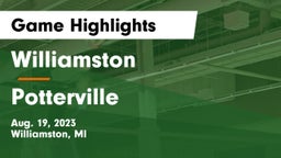 Williamston  vs Potterville  Game Highlights - Aug. 19, 2023