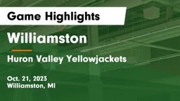 Williamston  vs Huron Valley Yellowjackets Game Highlights - Oct. 21, 2023