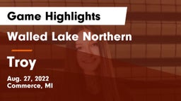 Walled Lake Northern  vs Troy  Game Highlights - Aug. 27, 2022