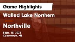 Walled Lake Northern  vs Northville Game Highlights - Sept. 10, 2022