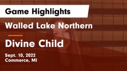 Walled Lake Northern  vs Divine Child Game Highlights - Sept. 10, 2022