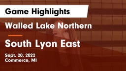 Walled Lake Northern  vs South Lyon East Game Highlights - Sept. 20, 2022