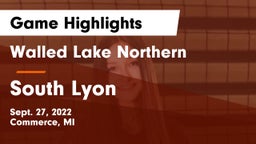 Walled Lake Northern  vs South Lyon Game Highlights - Sept. 27, 2022