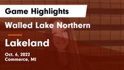 Walled Lake Northern  vs Lakeland  Game Highlights - Oct. 6, 2022