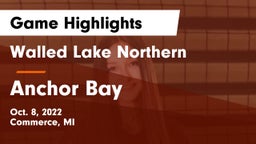 Walled Lake Northern  vs Anchor Bay Game Highlights - Oct. 8, 2022