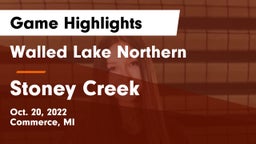 Walled Lake Northern  vs Stoney Creek Game Highlights - Oct. 20, 2022