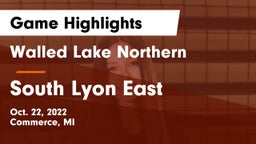 Walled Lake Northern  vs South Lyon East Game Highlights - Oct. 22, 2022