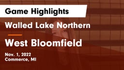 Walled Lake Northern  vs West Bloomfield  Game Highlights - Nov. 1, 2022