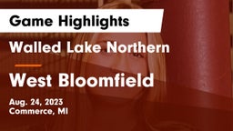 Walled Lake Northern  vs West Bloomfield  Game Highlights - Aug. 24, 2023