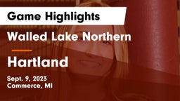 Walled Lake Northern  vs Hartland Game Highlights - Sept. 9, 2023