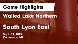 Walled Lake Northern  vs South Lyon East Game Highlights - Sept. 19, 2023