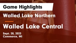 Walled Lake Northern  vs Walled Lake Central  Game Highlights - Sept. 28, 2023