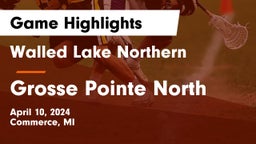 Walled Lake Northern  vs Grosse Pointe North  Game Highlights - April 10, 2024