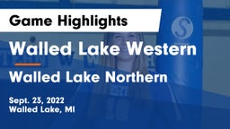Walled Lake Western  vs Walled Lake Northern  Game Highlights - Sept. 23, 2022