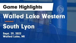 Walled Lake Western  vs South Lyon  Game Highlights - Sept. 29, 2022