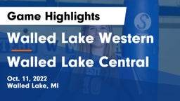 Walled Lake Western  vs Walled Lake Central  Game Highlights - Oct. 11, 2022