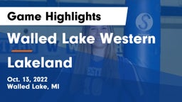 Walled Lake Western  vs Lakeland  Game Highlights - Oct. 13, 2022