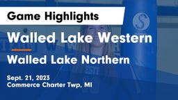 Walled Lake Western  vs Walled Lake Northern  Game Highlights - Sept. 21, 2023
