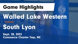 Walled Lake Western  vs South Lyon  Game Highlights - Sept. 28, 2023