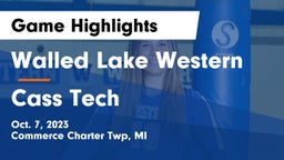 Walled Lake Western  vs Cass Tech Game Highlights - Oct. 7, 2023