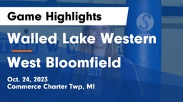 Walled Lake Western  vs West Bloomfield Game Highlights - Oct. 24, 2023
