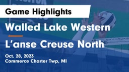 Walled Lake Western  vs L’anse Creuse North Game Highlights - Oct. 28, 2023