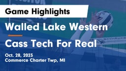Walled Lake Western  vs Cass Tech For Real Game Highlights - Oct. 28, 2023